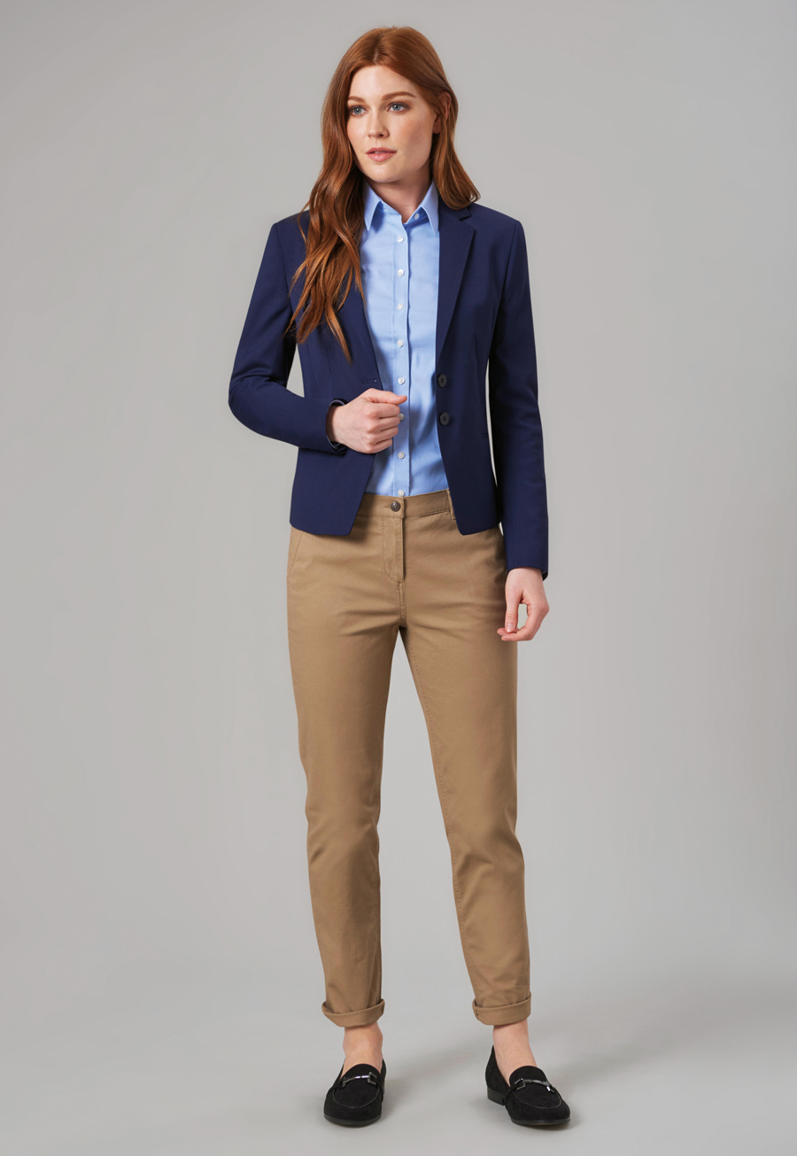 Damen Stretch-Chino HOUSTON Slim Fit