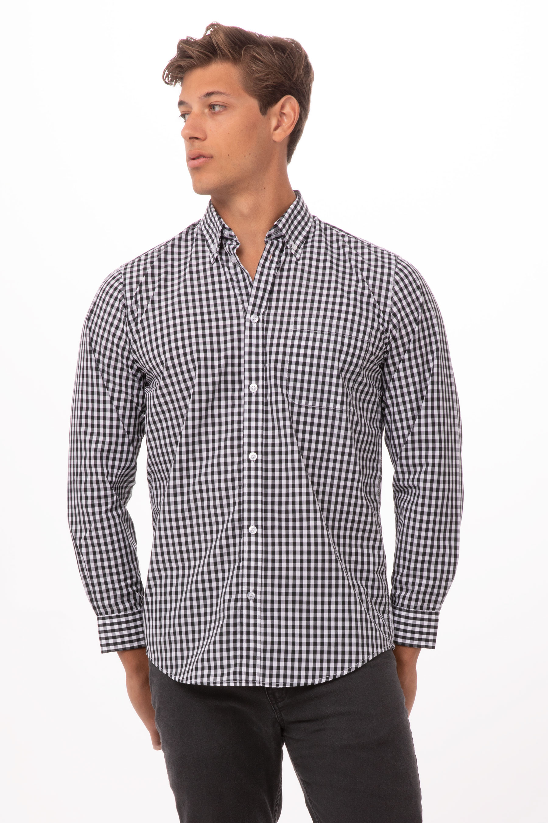 GINGHAM Herrenhemd Karo 