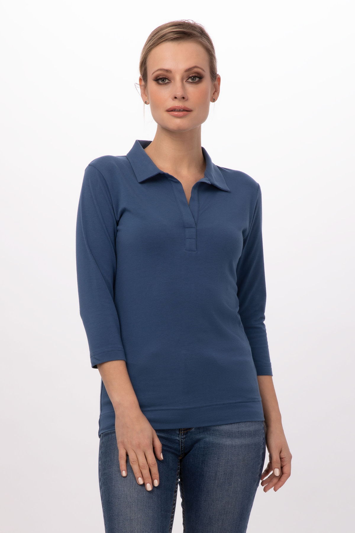 DEFINITY Stretch-Jersey Damen Poloshirt